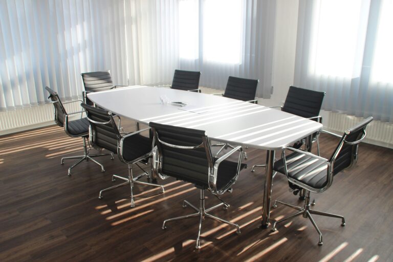 Office conference room. Commercial cleaning services in West Loop.