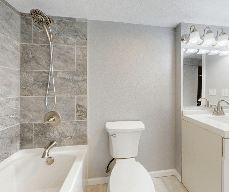 bathroom hygienized, ready to be used by residents