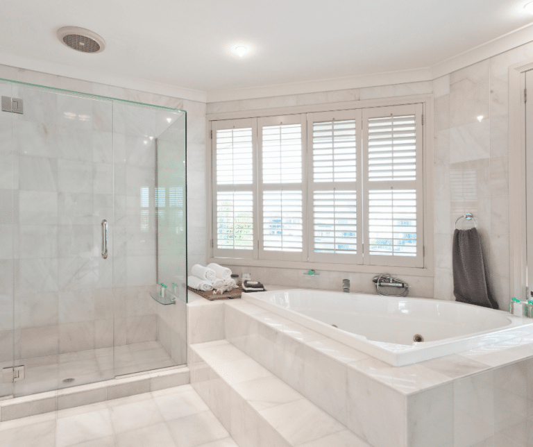 bathroom after receiving a professional cleaning