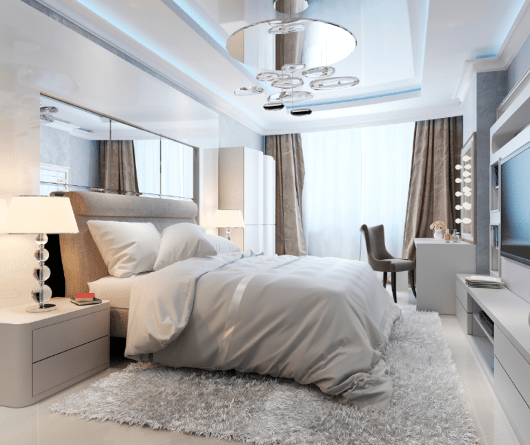 bedroom, cleaned and pristine