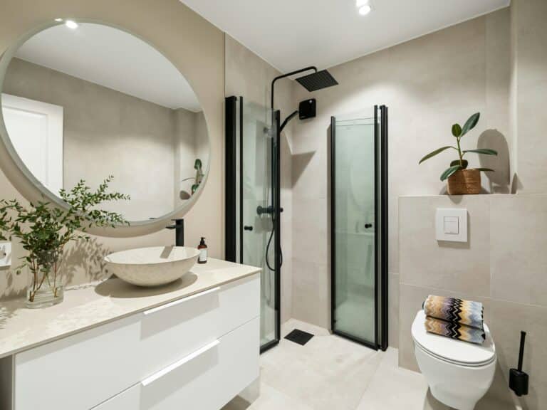 house bathroom, clean and pristine