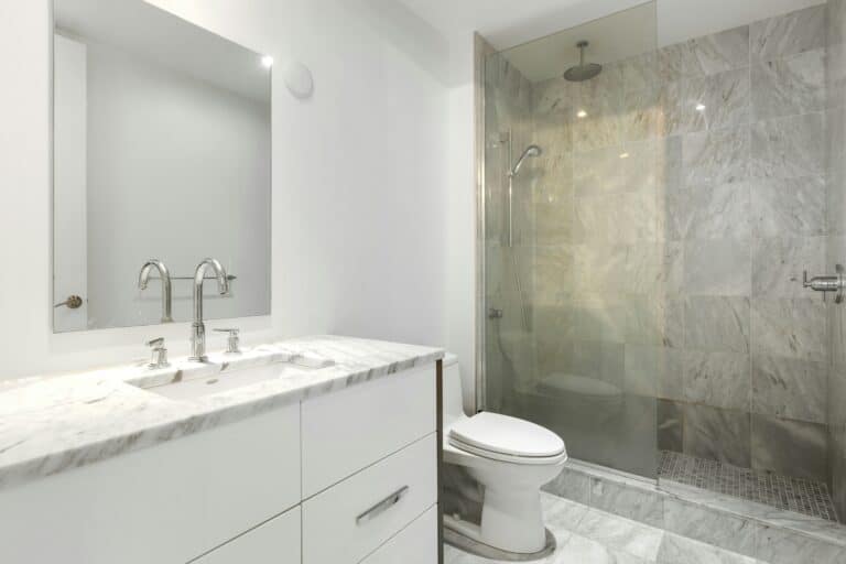 bathroom after a professional cleaning service